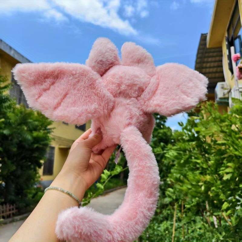 Plush Toyss color Pink Model Bat Flying Hare
