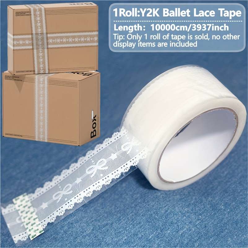 Adhesive Tape Color White Lace Quantity1 Roll