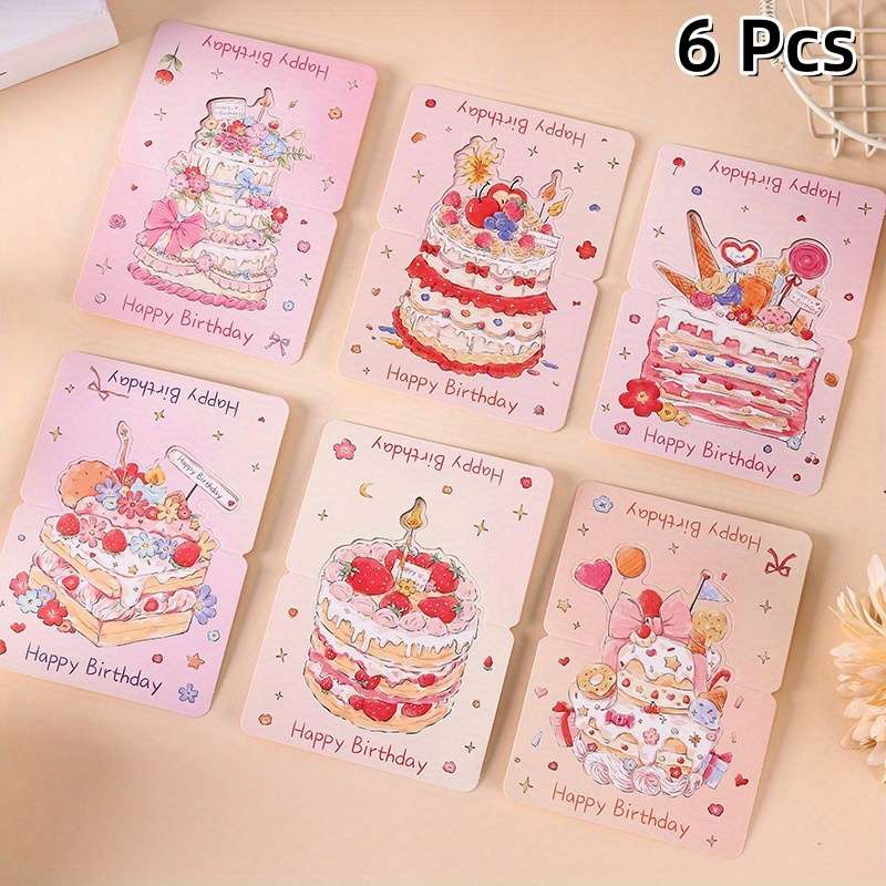 Greeting Cards Quantity 6Pcs