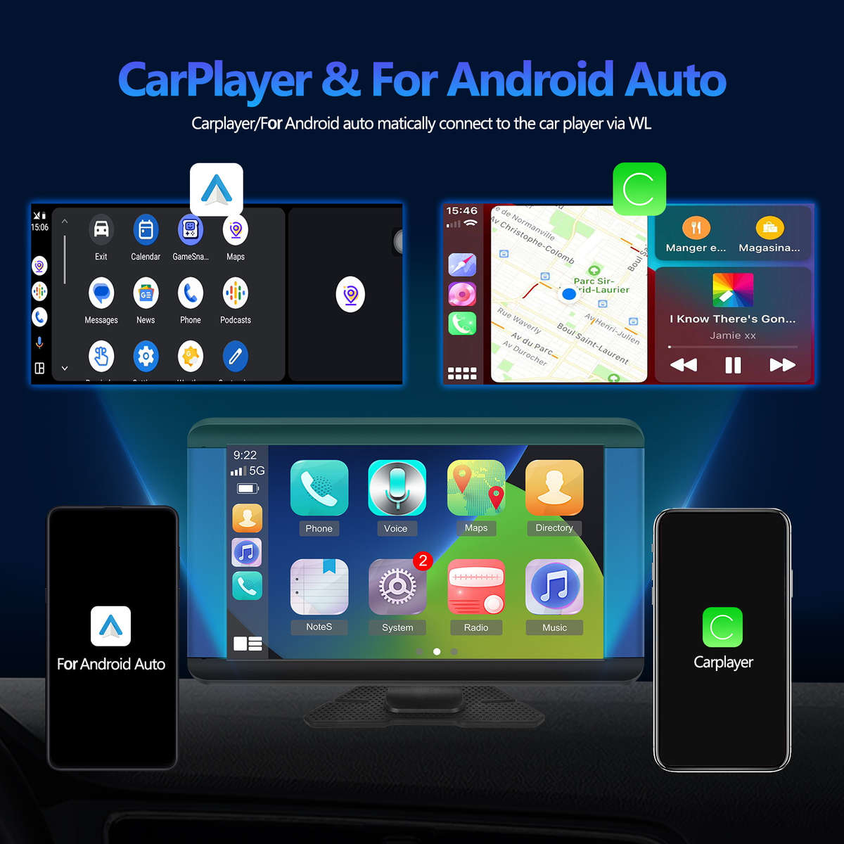 Car Audio  Entertainment System Items Carplay Screen