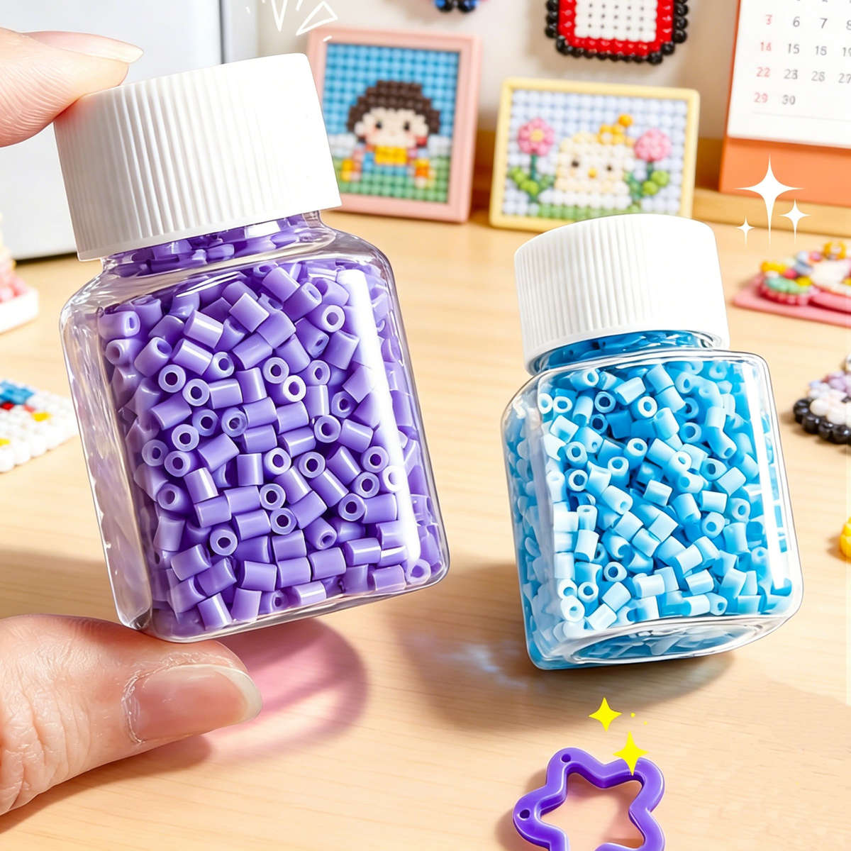 Perler Bead Set 24 Color Bean Paste Set