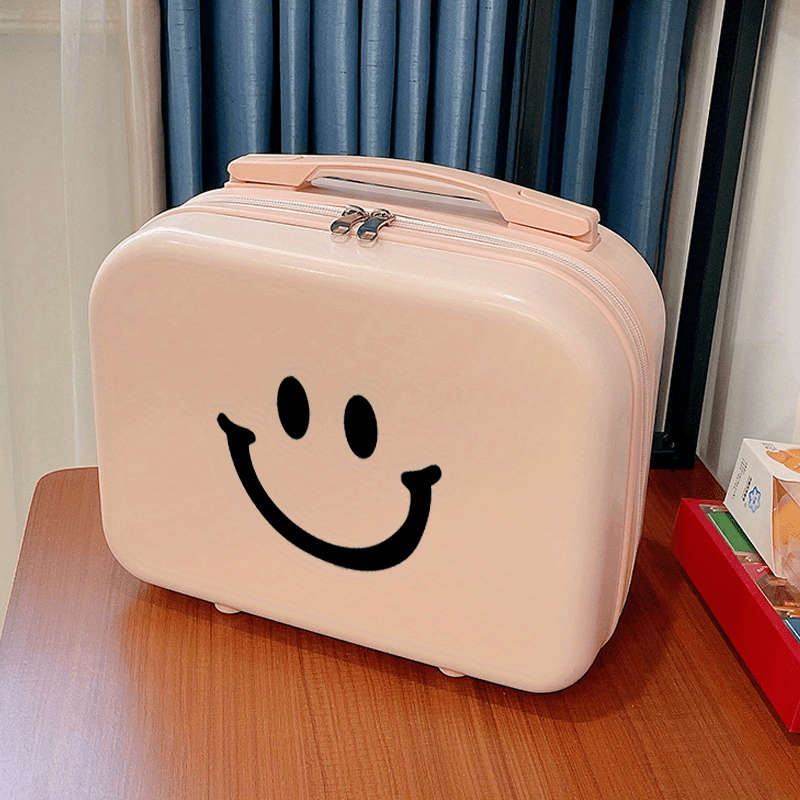 Super Inch Portable Cosmetics Travel Bag Lightweight Suitcase Makeup Organizer W