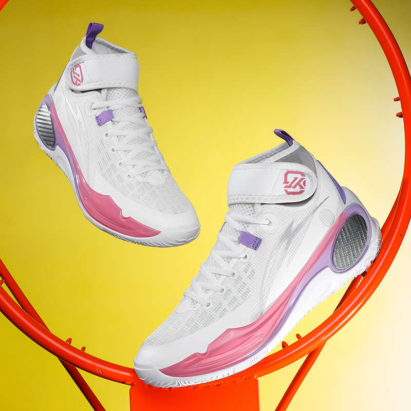 Sneakers White Purple Size Uk 7