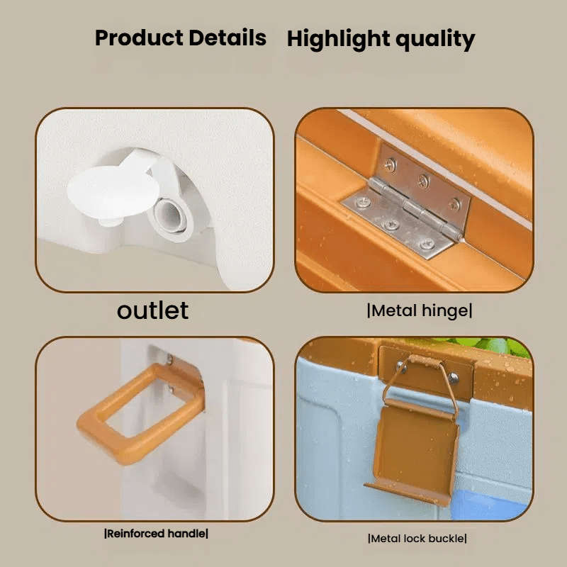 Refrigerator Color 50L Beige