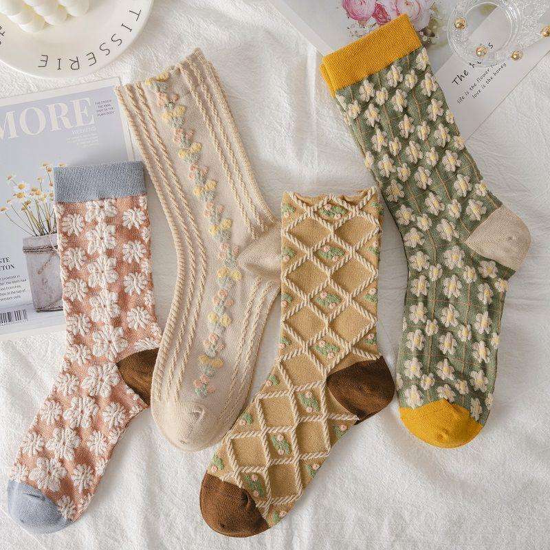 Women S Socks Color 5Pairs Mixed Colors Size Onesize