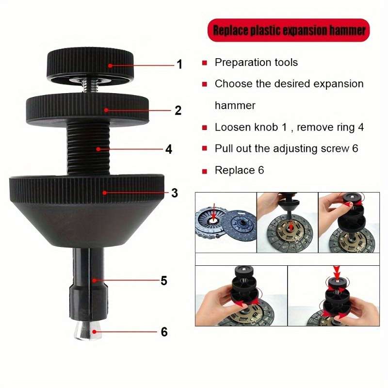 3-Piece Car Clutch Alignment Tool Set