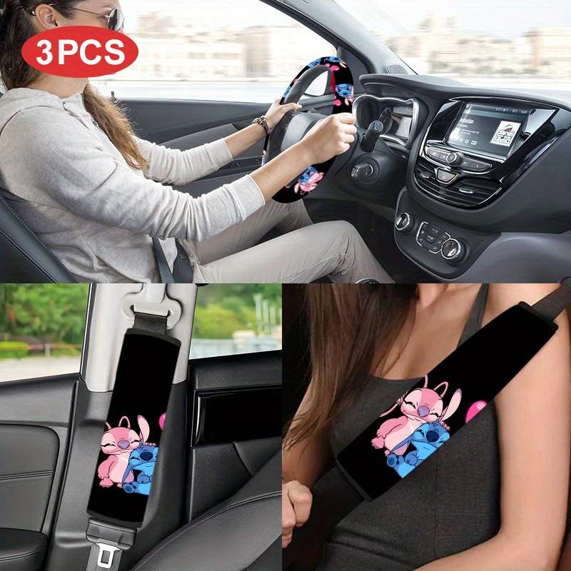 Car Steering Wheel Cover 3Pcs