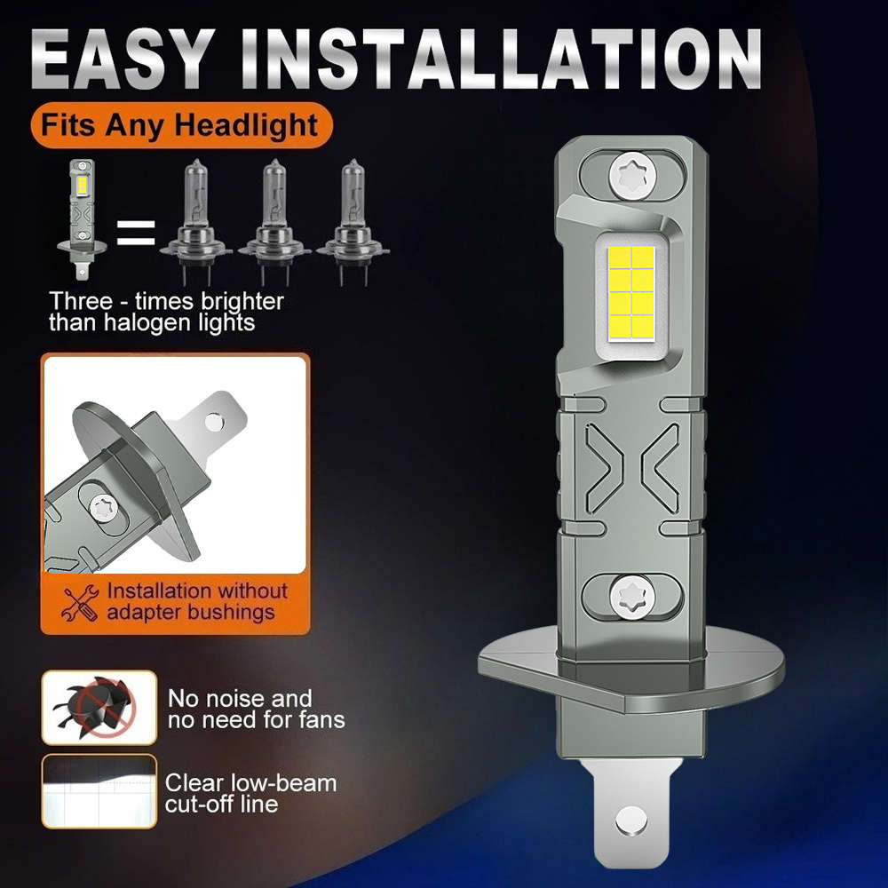 Car Lights Color 2Pcs H1