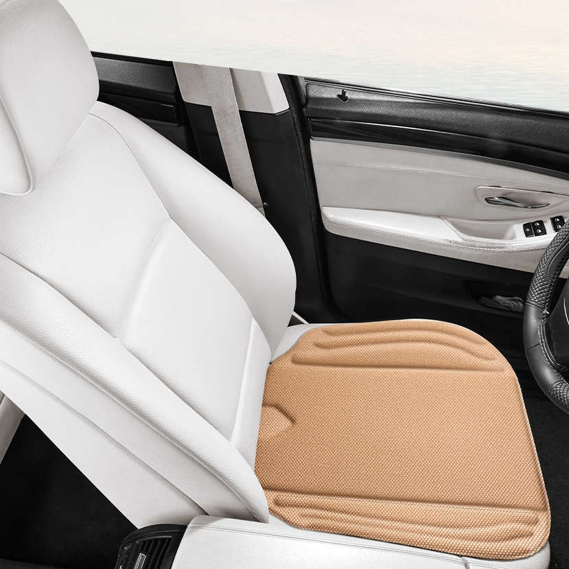 Car Seat Cushion 2Pcs Square Pad Red