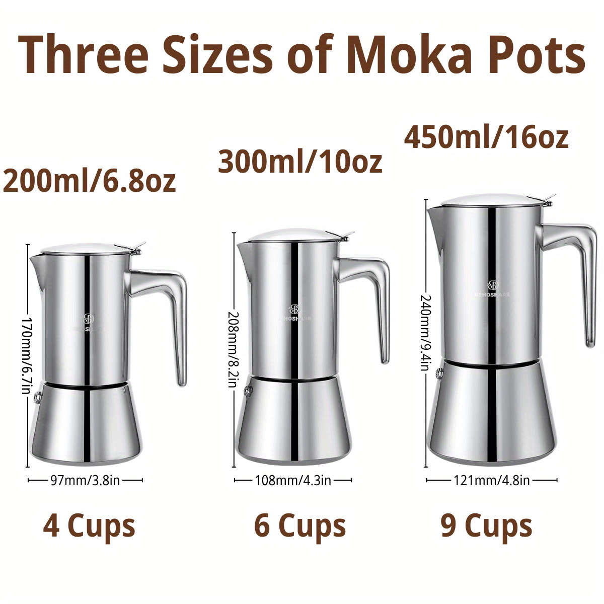 Coffee Machine Color Silvery Capacity6 Cups300Ml10Oz