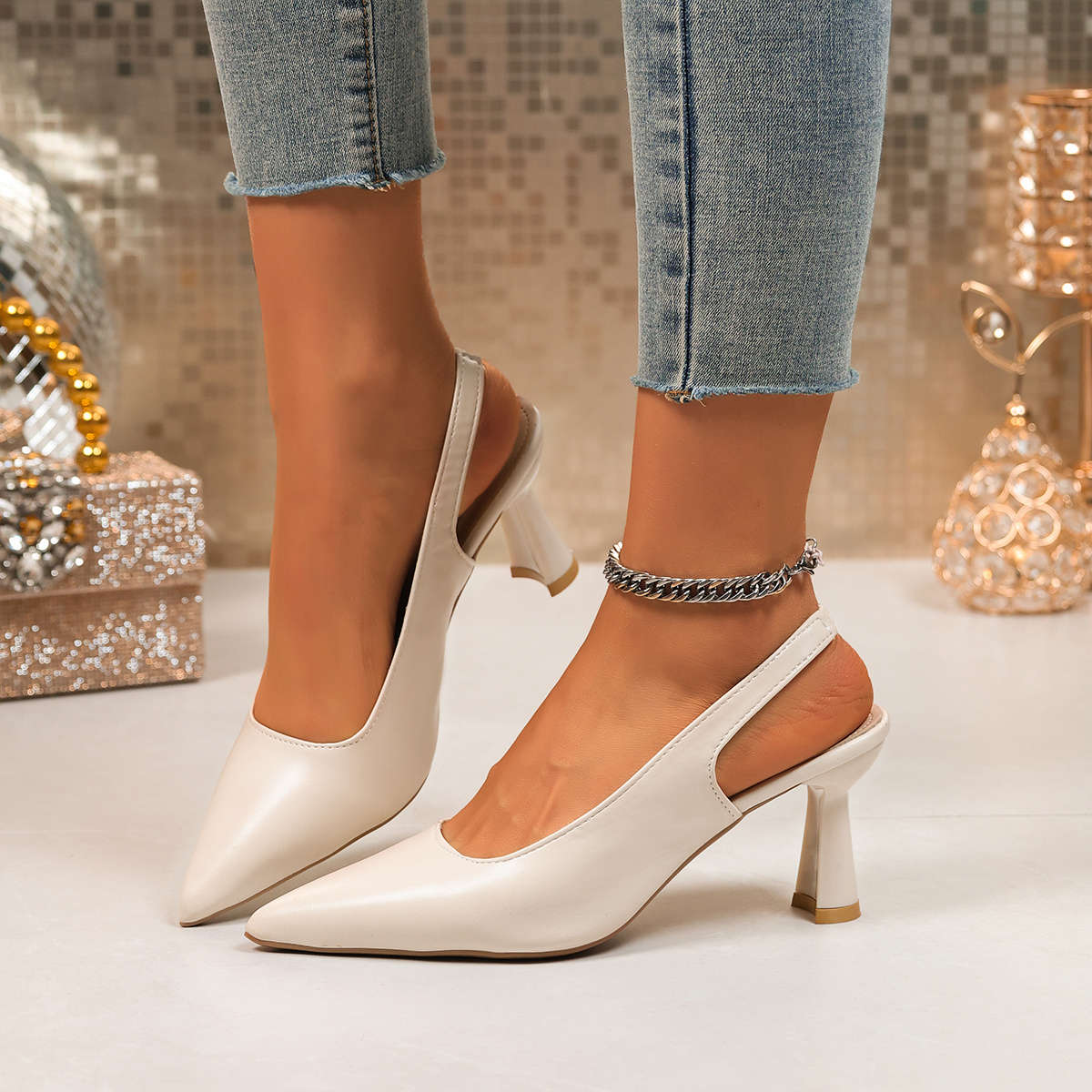 Women S High Heels Color Black Sizeuk 5