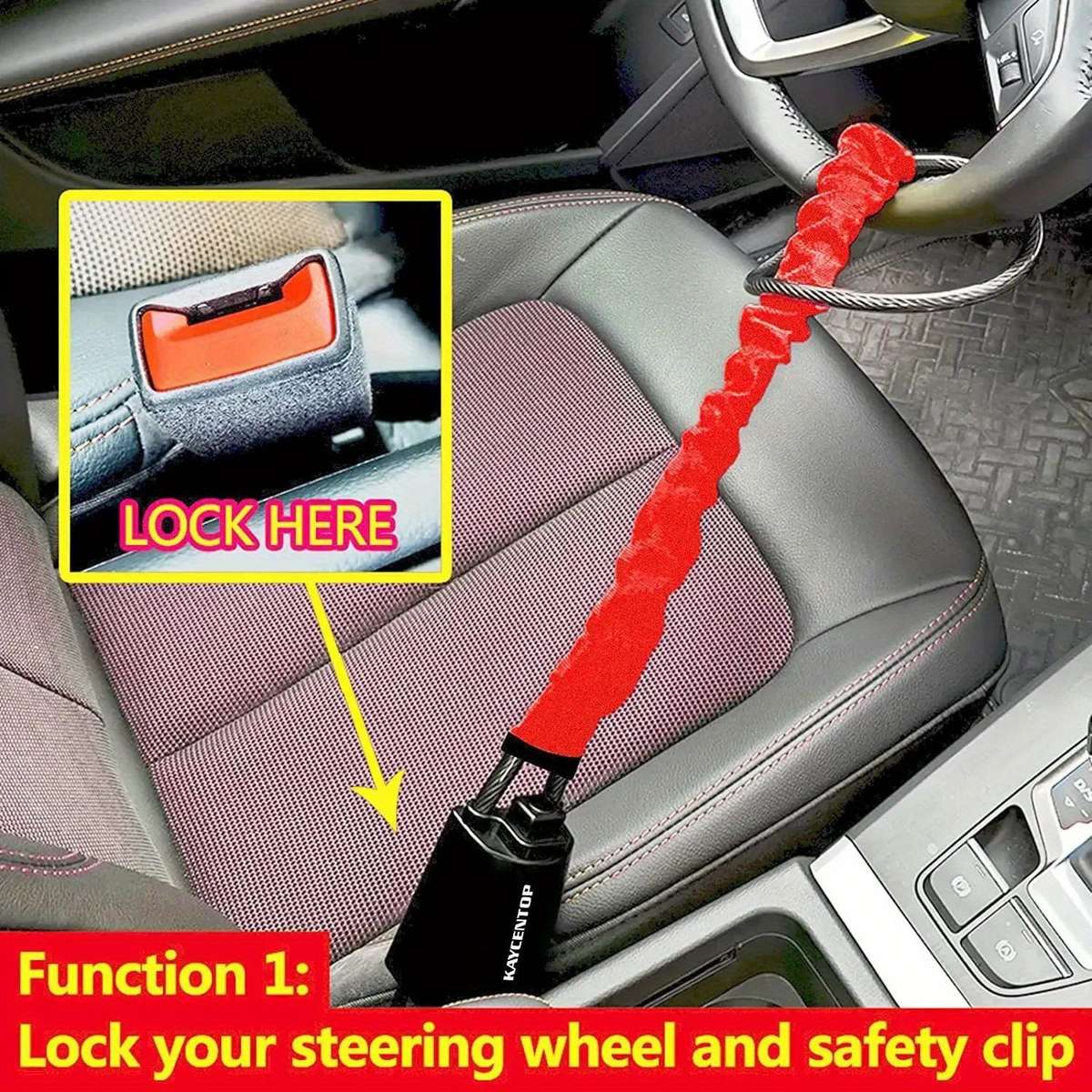 Car Lock Color Red