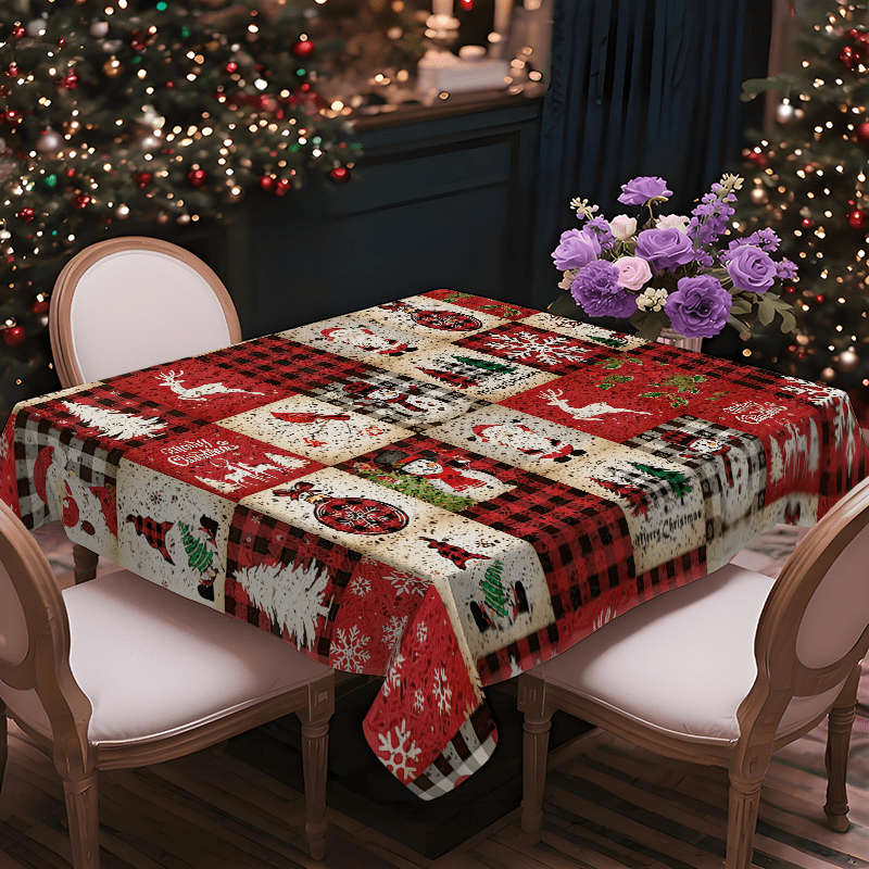 Christmas Tablecloth Size 139.7X200.0Cm