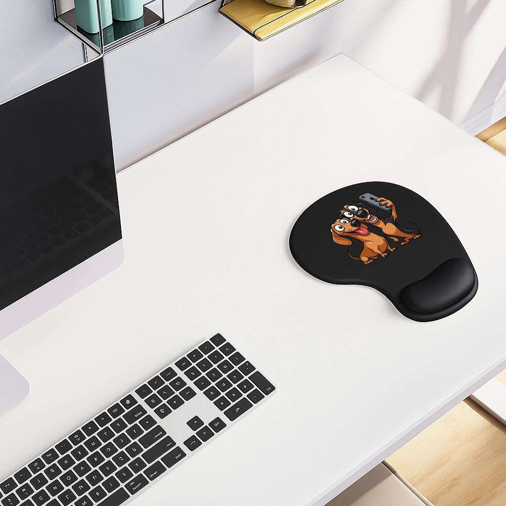 Versatile WearResistant Funny Dachshund Mouse With Wrist For Laptop Workspace