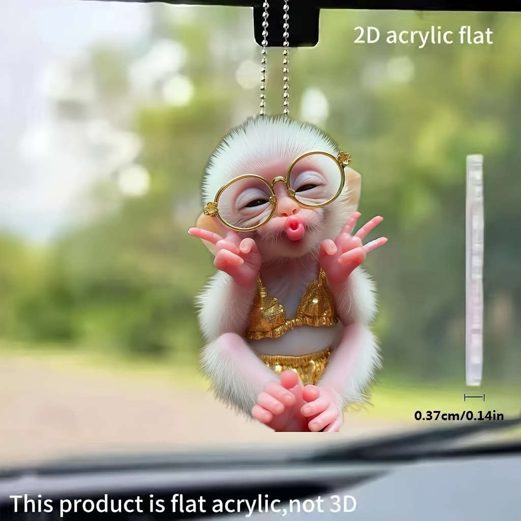 Keychain Ornament Color Monkey
