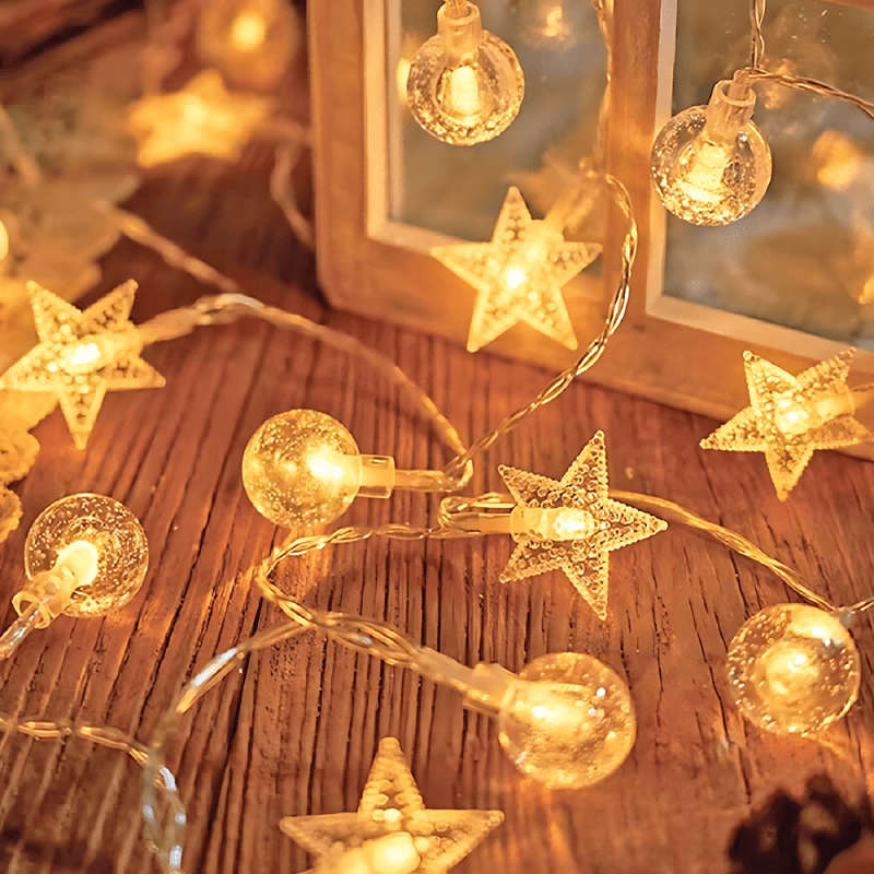 10Led Premium String Lights And Bubble Ball Transform Your Holiday Celebration