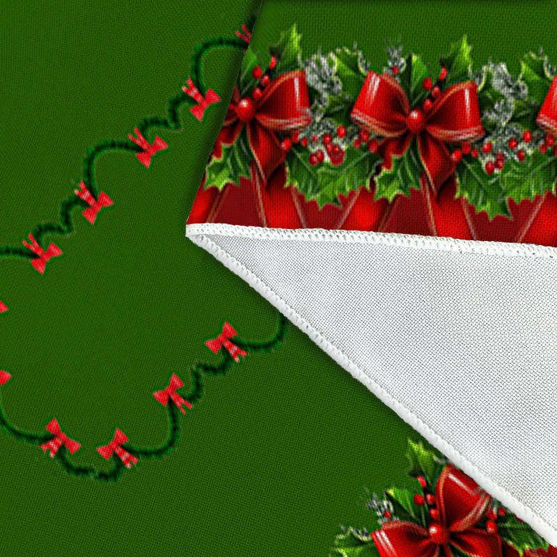 Christmas Tablecloth Size 140X220Cm