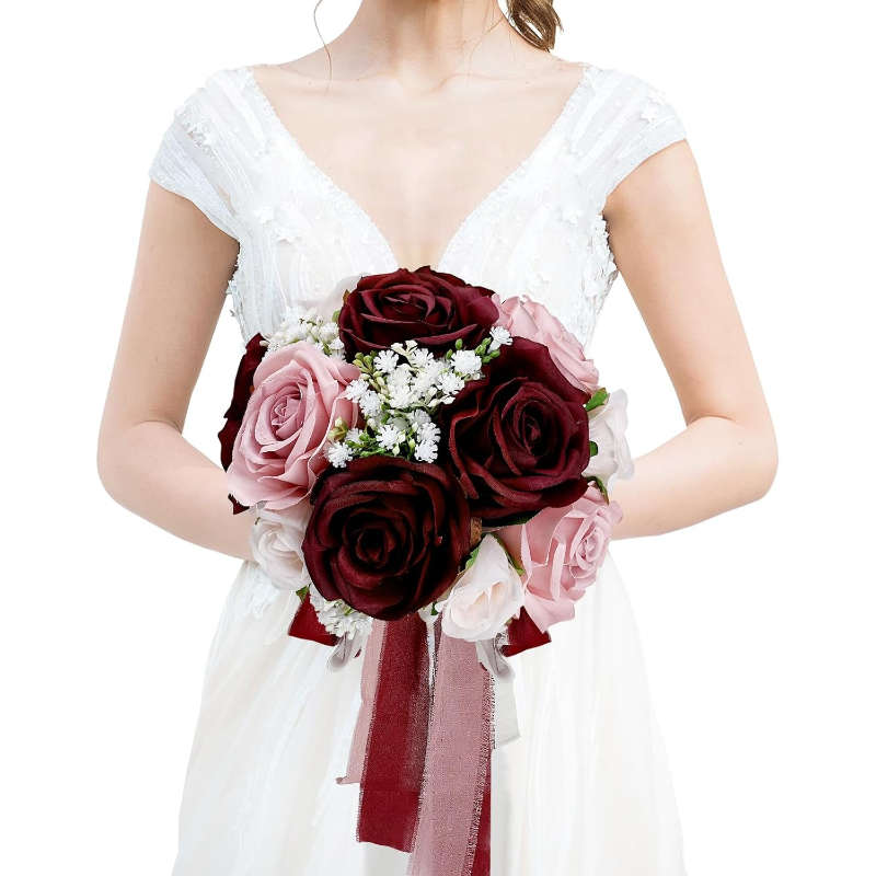 Wedding Supplies Color Burgundy & Dusty Pink
