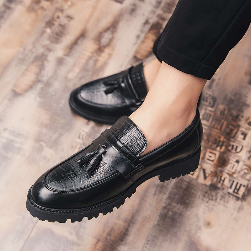 Mens Leather Shoes Color Red Sizeuk 7
