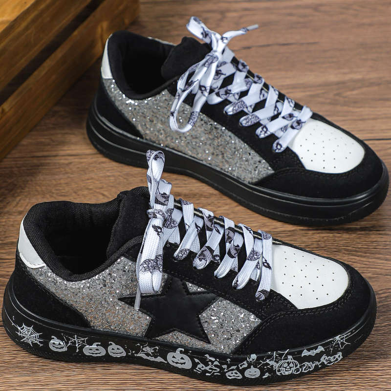 Women S Sneakers Color Black And White Bottom With Black And White Sizeuk 9