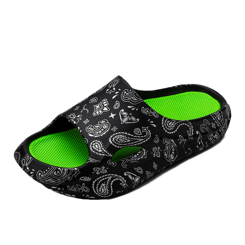Sandals Color Black Orange Size Uk 7
