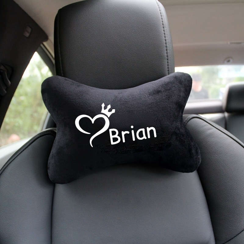 Car Seat Cushion Crown Love Style Font 5