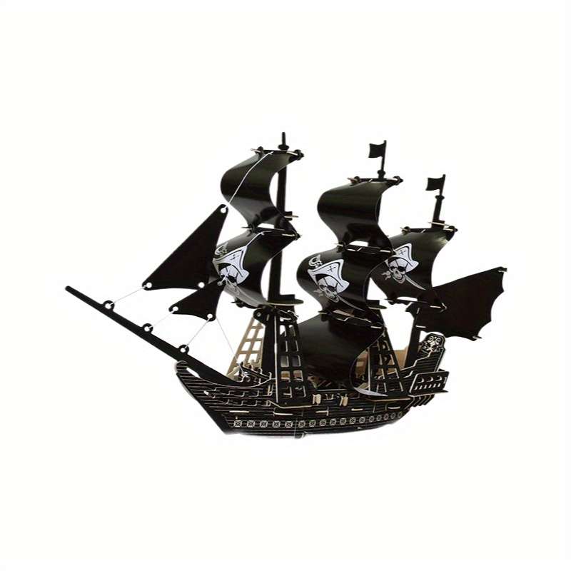 3D Jigsaw Puzzle Model Ship Color Pirate Ship