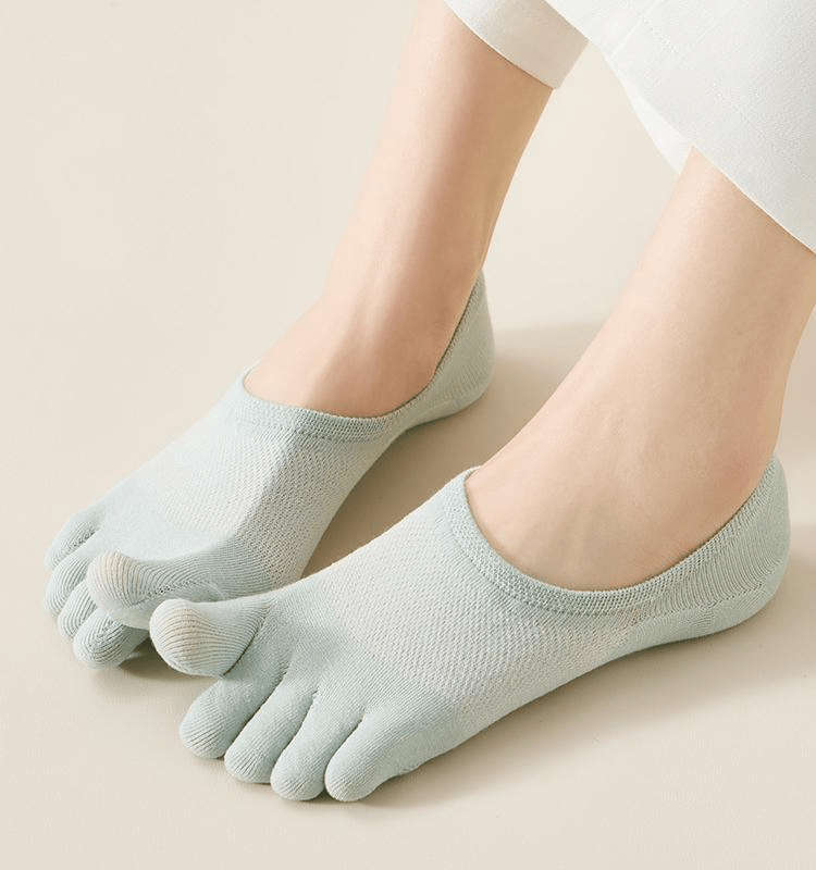 Women S Socks Color 5 Pairs Whiteblackgreenblueflesh Size Onesize