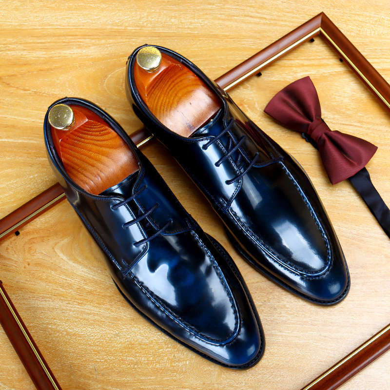 Mens Leather Shoes Color Burgundy Sizeuk 10