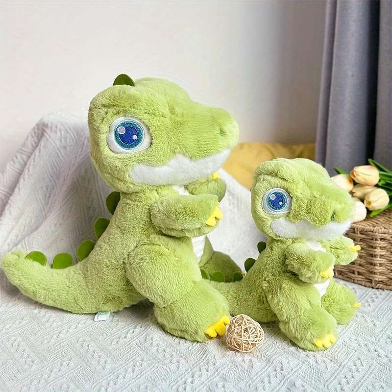 Plush Toyss color Green Dinosaur 1pc