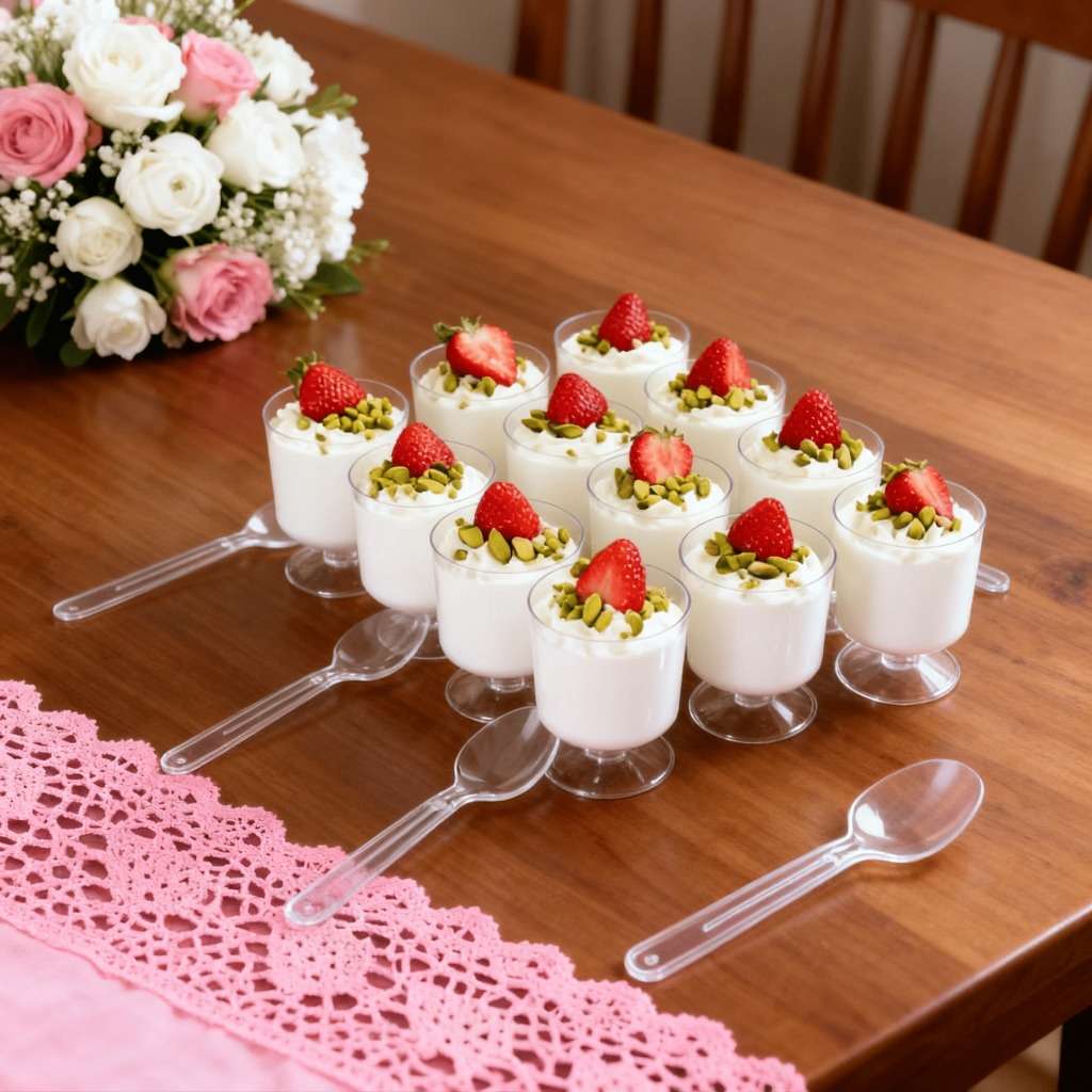 Water Cup Quantity Pack Of 40  20 Cups   20 Spoons