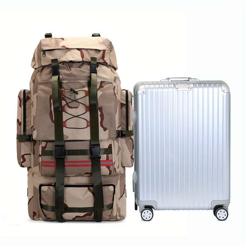 Men S Backpack Green Capacity 75L
