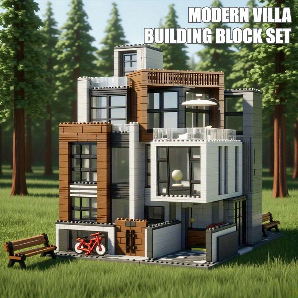3D Building Model Puzzle Set Model Mk 10204