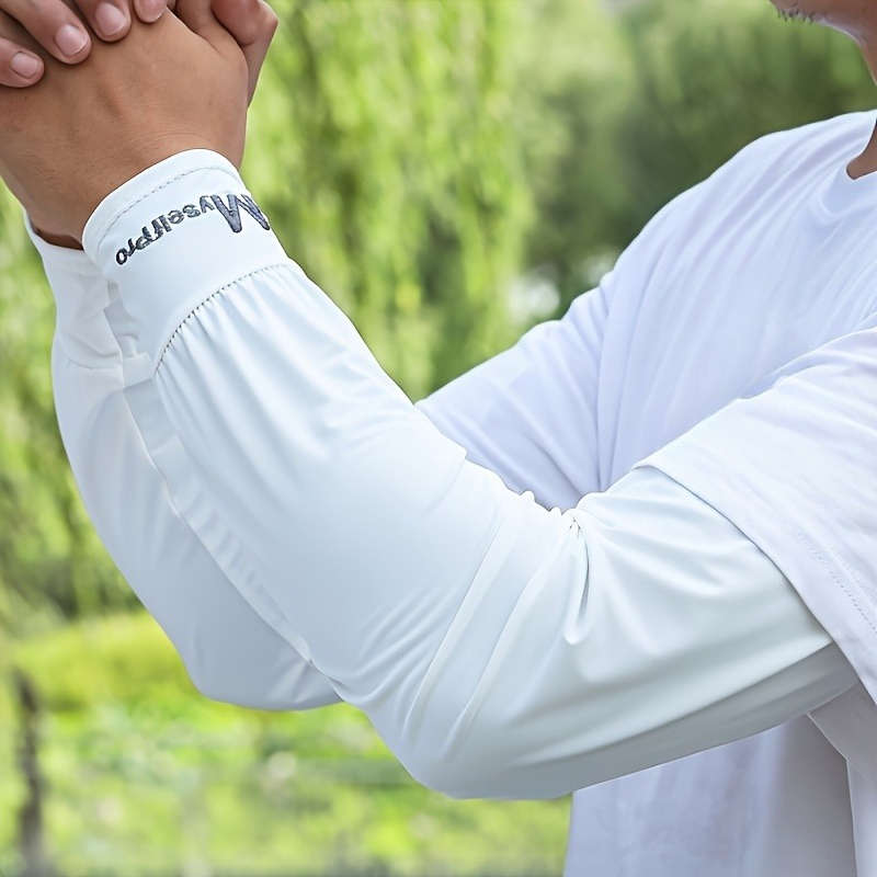 Sunscreen Sleeves Color White Quantity 2Pcs1Pair