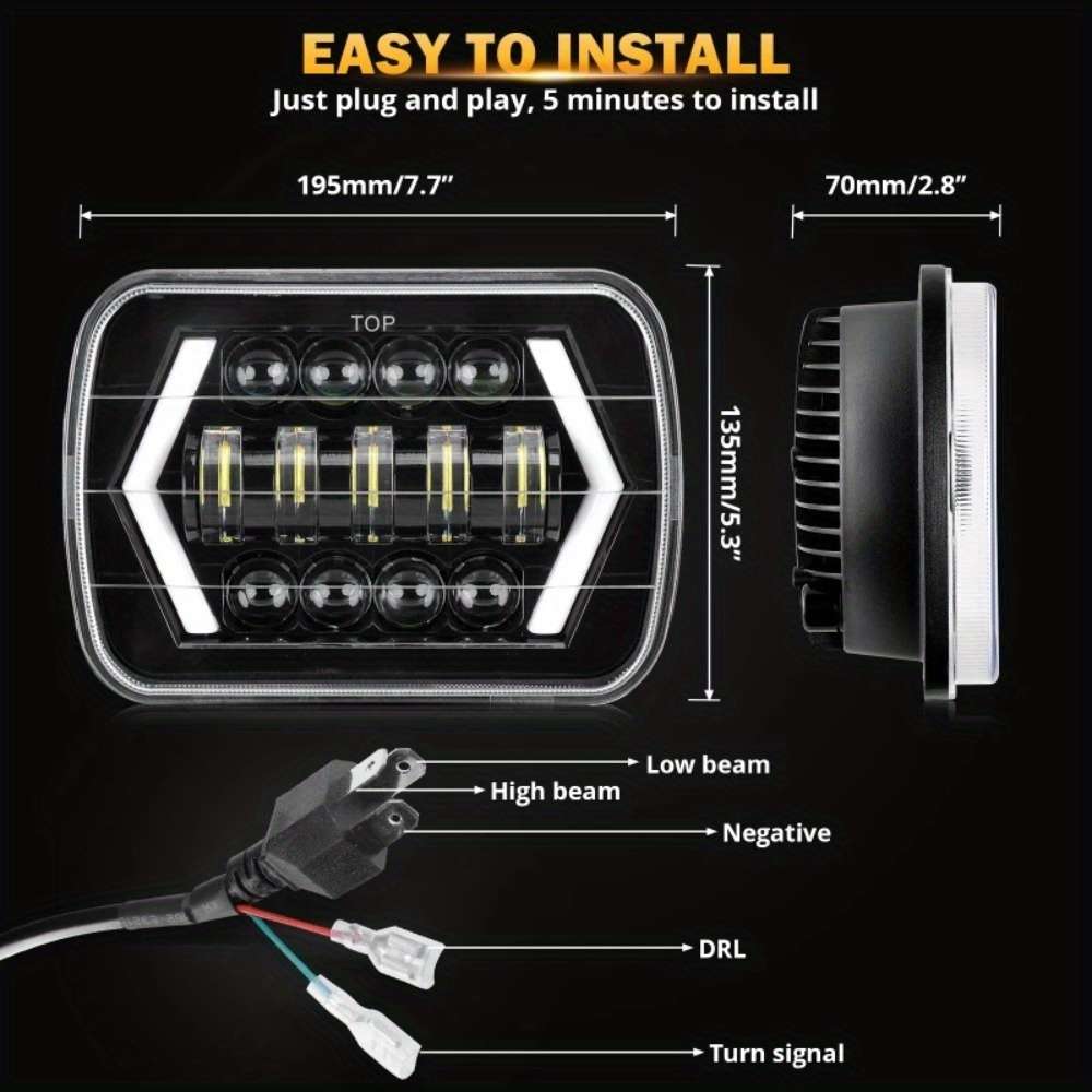 Car Lights Quantity 2Pcs