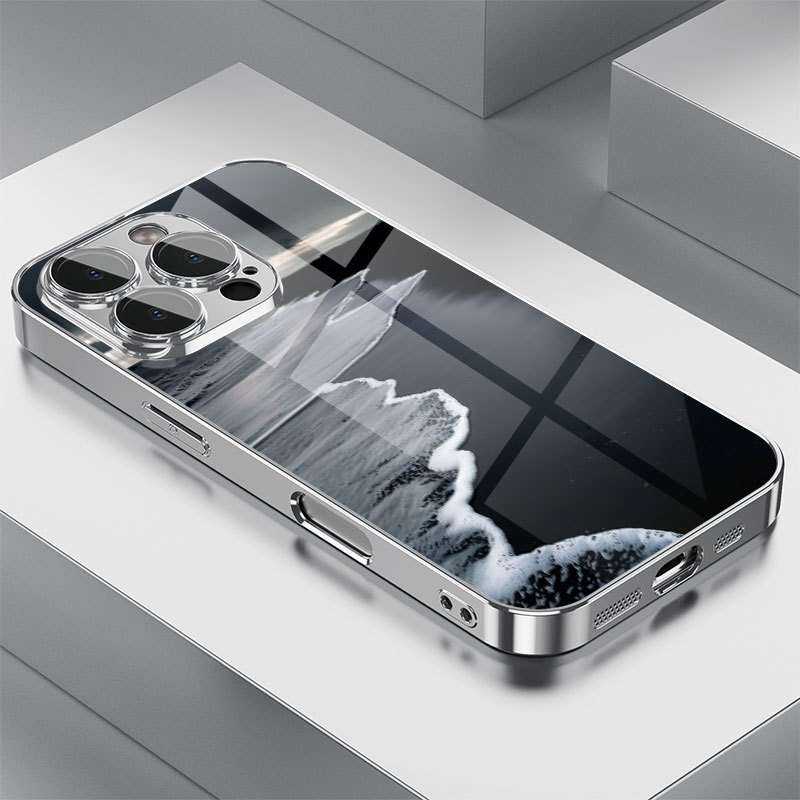 1Pc Mixed Color  For iPhone X Nature Night Beach Phone Case