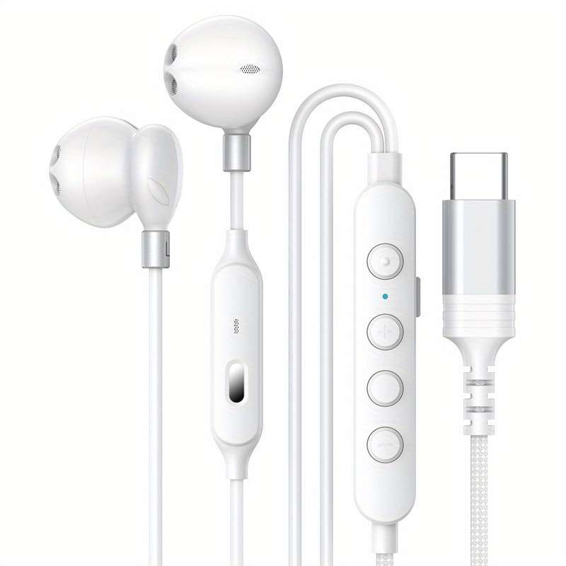 Wired Headphones White Size Type-C