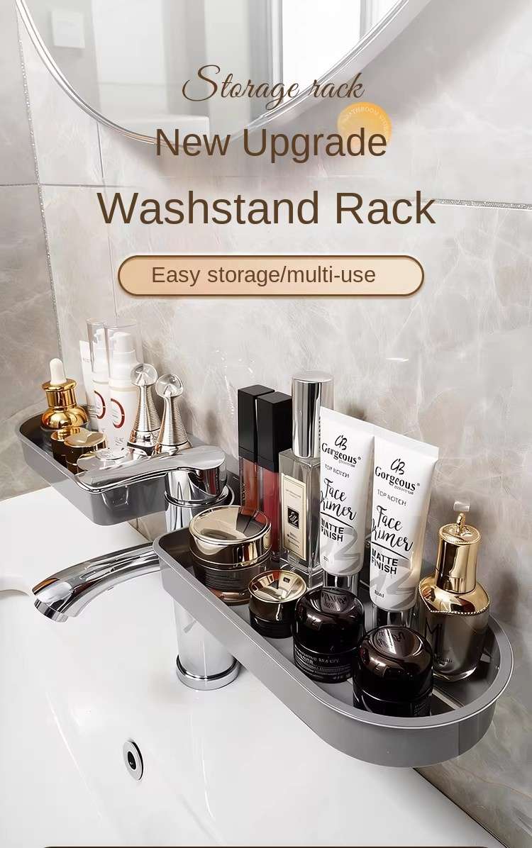 Bathroom Storage Rack Color White