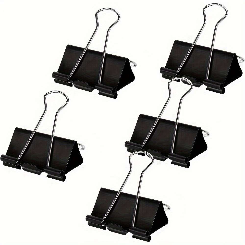 Clip Black Long Tail Clips 25Mm 30 Pieces