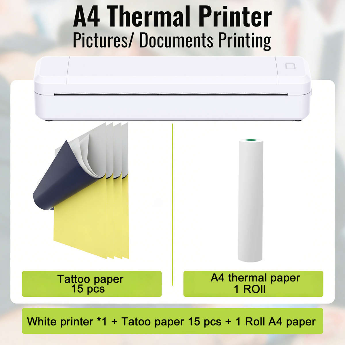 Printer Color White Machine Package