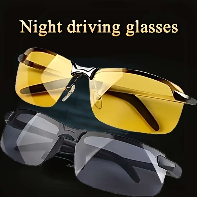 Cycling Glasses Color 2 Pack  Yellow  Black 2Pcs