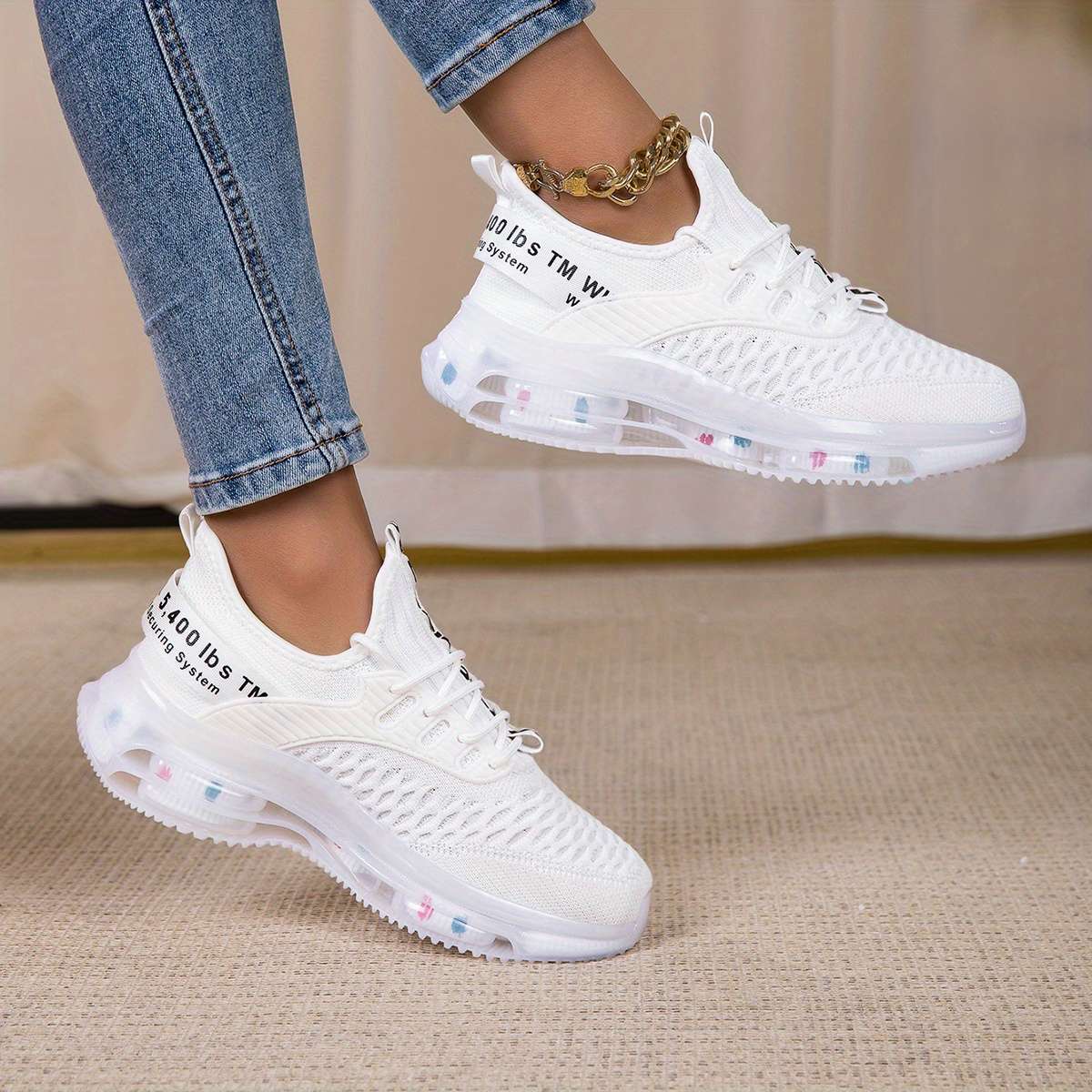 Women S Sneakers Color White Sizeuk 3