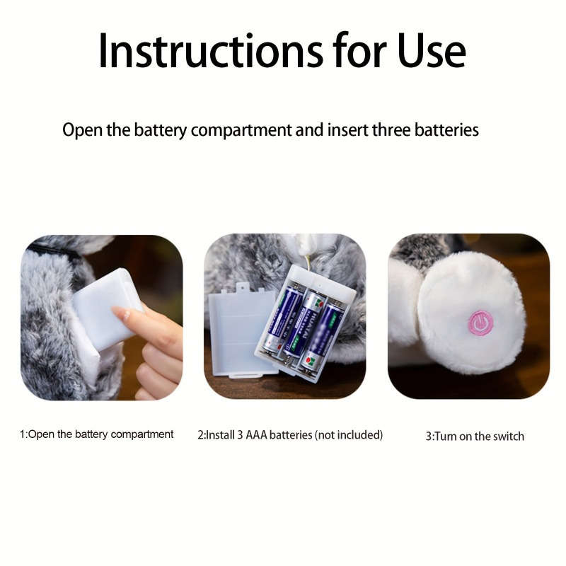 Plush Toys Color Gray