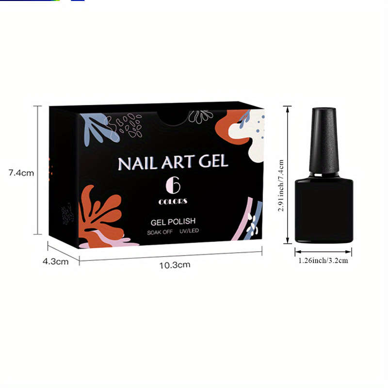 Nail Polish Color 6Pcs