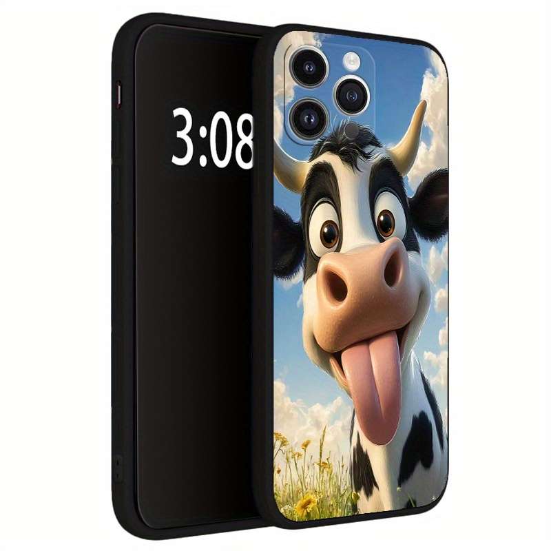 1Pc Mixed Color For iPhone 12 Mini Cow TPU Pattern Phone Case