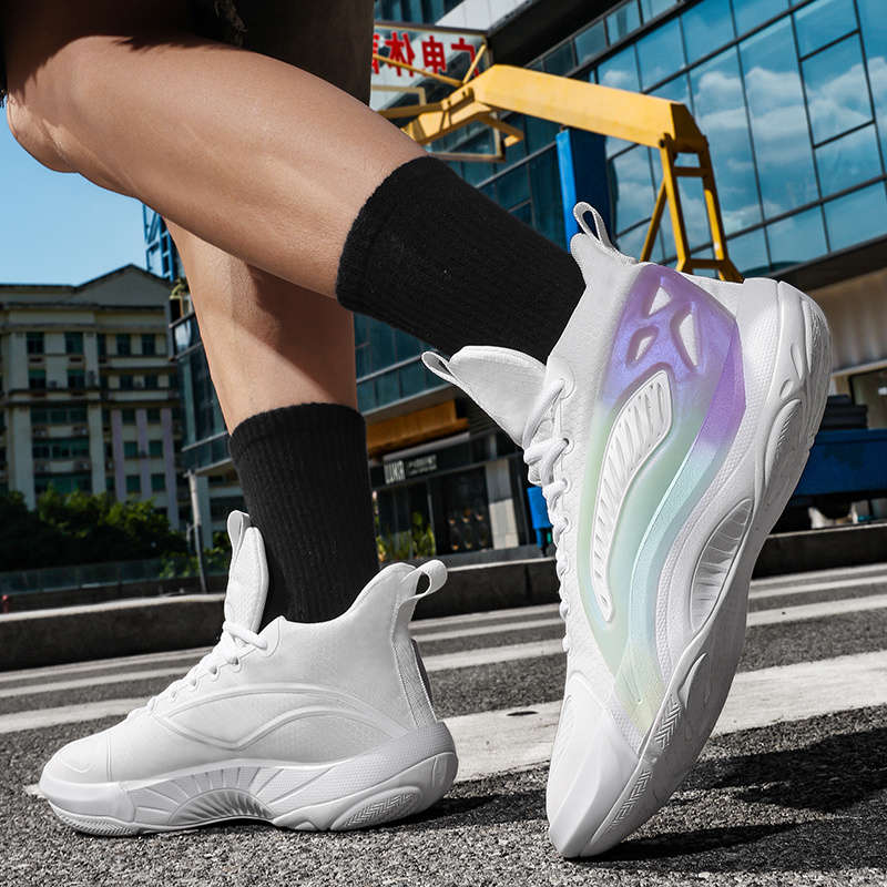 Sneakers White Purple Size Uk 7