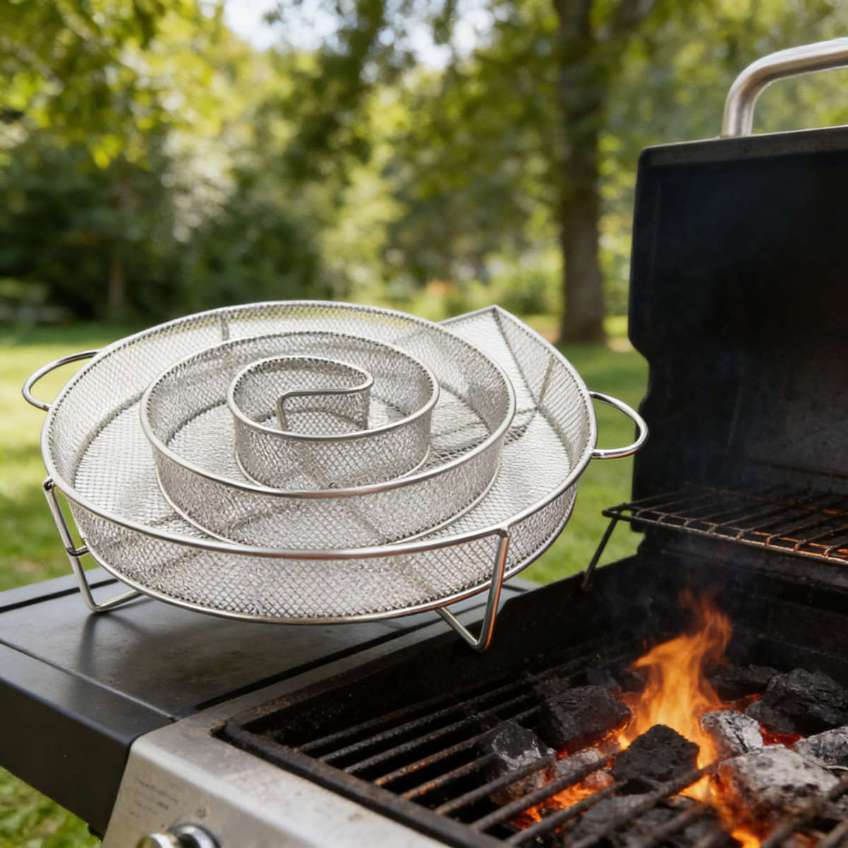 Grill Rack Color Round 20*18*5Cm