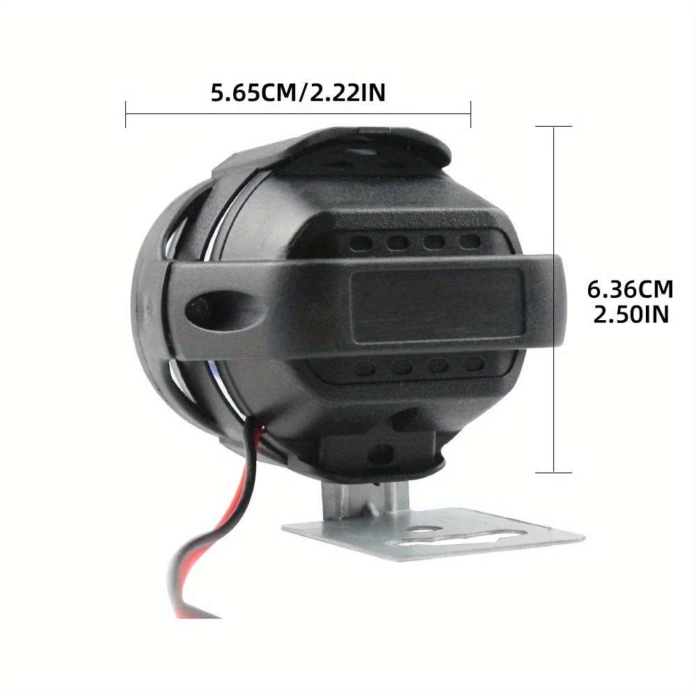 2pcs 12V LED Work Lights for Motorcycles Featuring 6 Leds Suitable for Various Uses