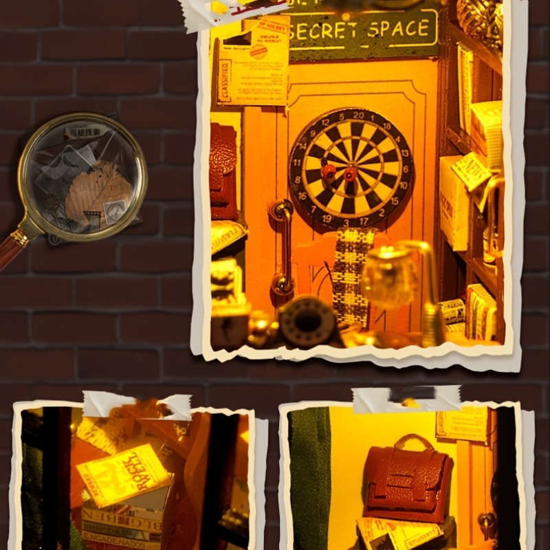 3D House Puzzle Model Color Detective Diary