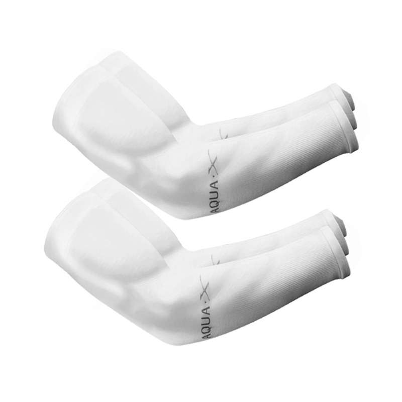 Sunscreen Sleeves Model 4Pcs Bestselling Cooling Arm Sleeves White